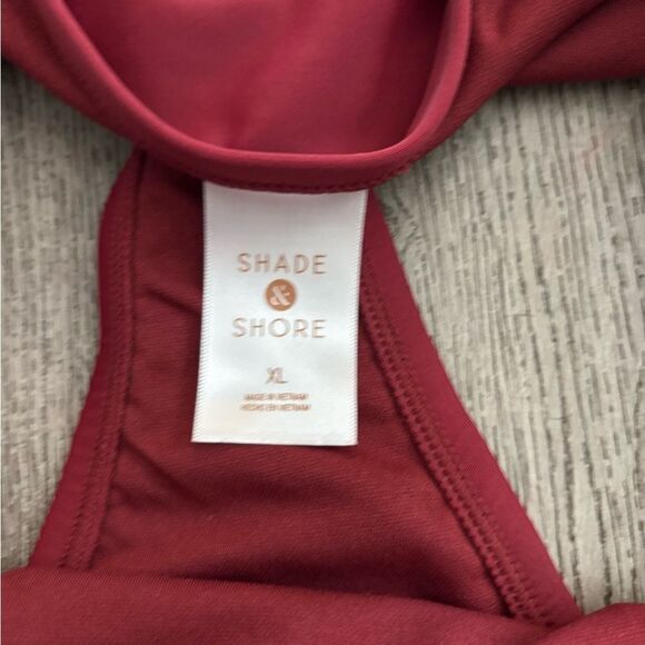 Shade and shore woman’s high waist high leg cheeky bikini bottom - Picture 4 of 5